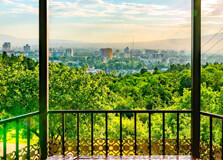 Victory Park in Dushanbe
