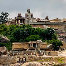 Vindhyagiri Hill in Hassan