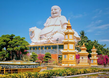 Vinh Trang Pagoda in Vinh Long
