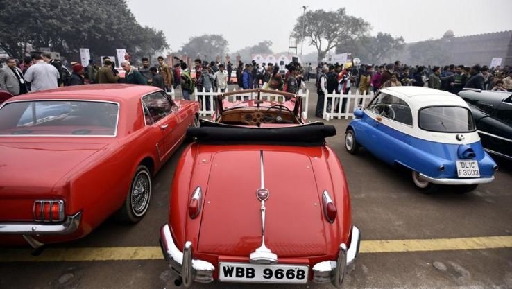 Vintage Car Rally in Sohna