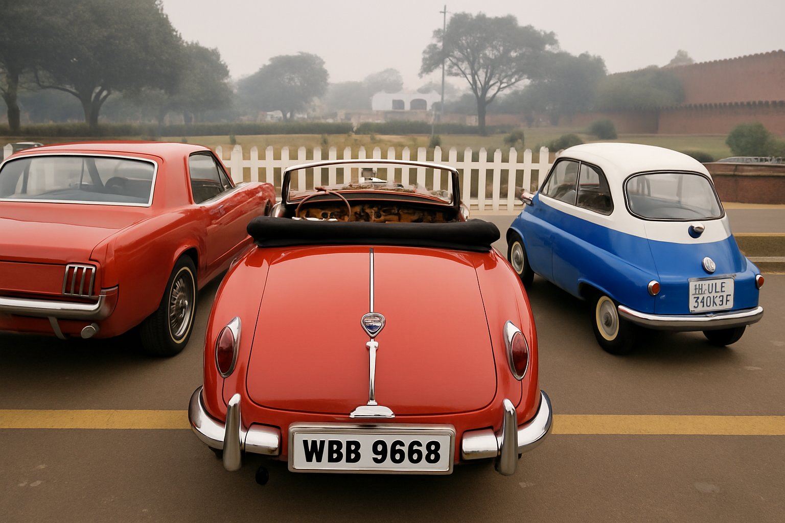Vintage Car Rally in Sohna
