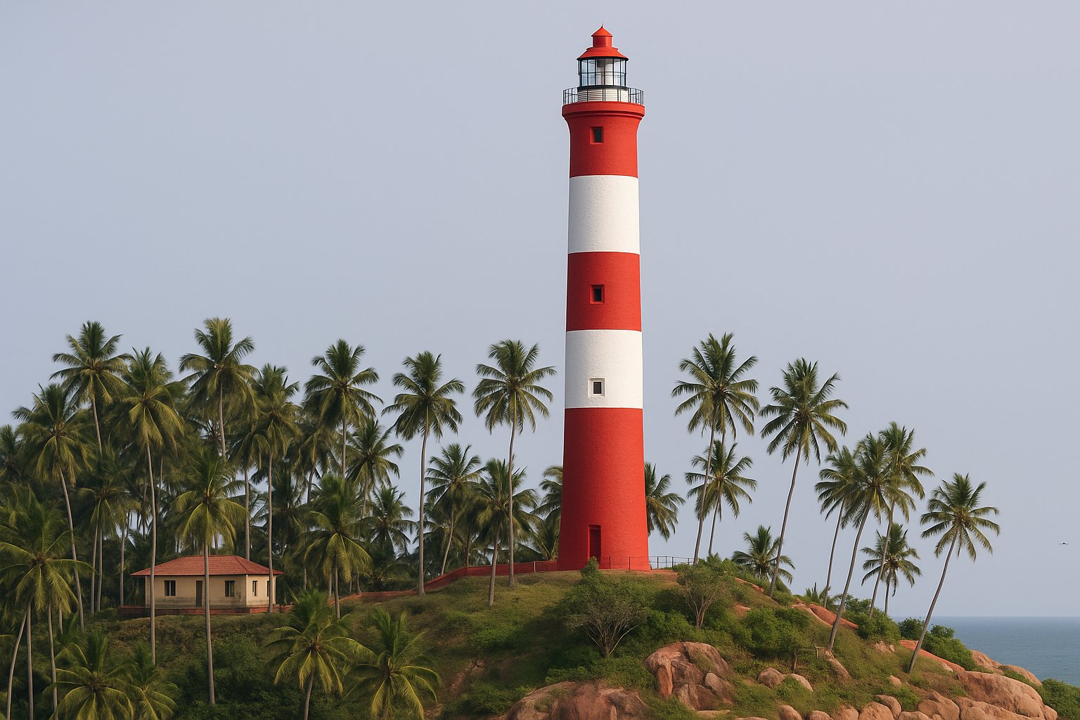 Vizhinjam Lighthouse in Trivandrum