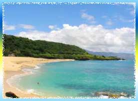 Waimea Beach in Hawaii