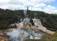 Wairakei Thermal Valley in Taupo