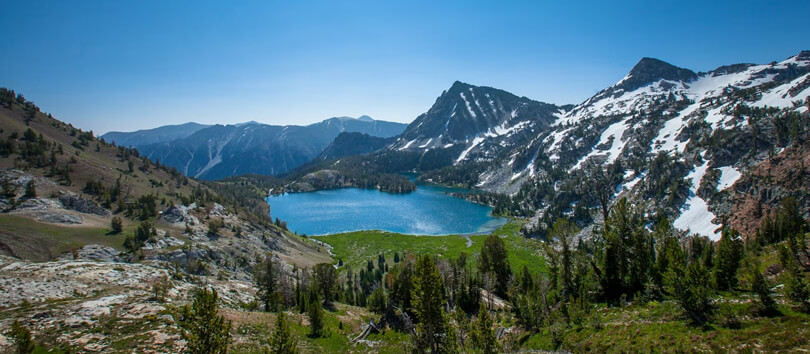 Wallowa Mountains and Wallowa Lake