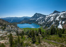 Wallowa Mountains and Wallowa Lake in Oregon