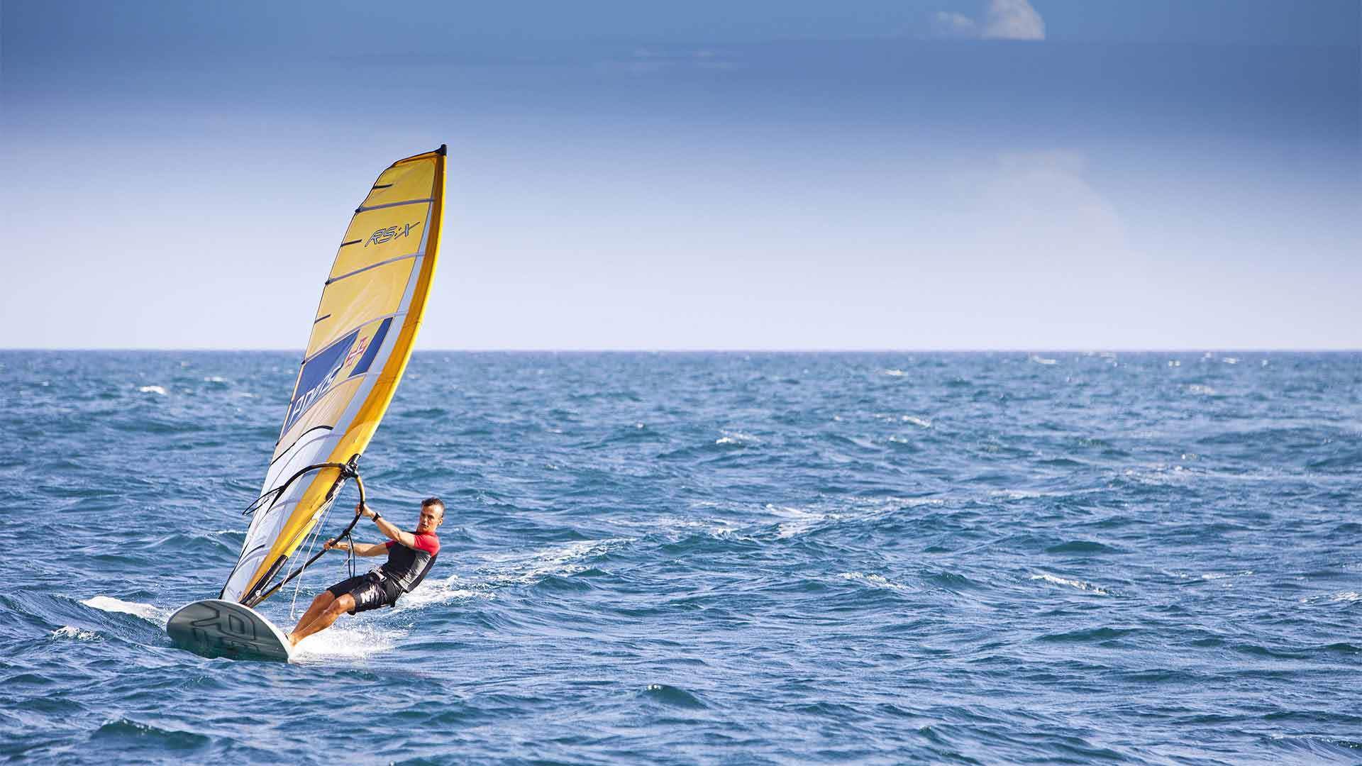 Windsurfing in Araucania in Araucania