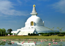 World Peace Pagoda Lumbini in Lumbini