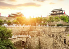 Xian City Wall in Xian