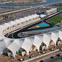 Yas Marina Circuit  in Abu Dhabi