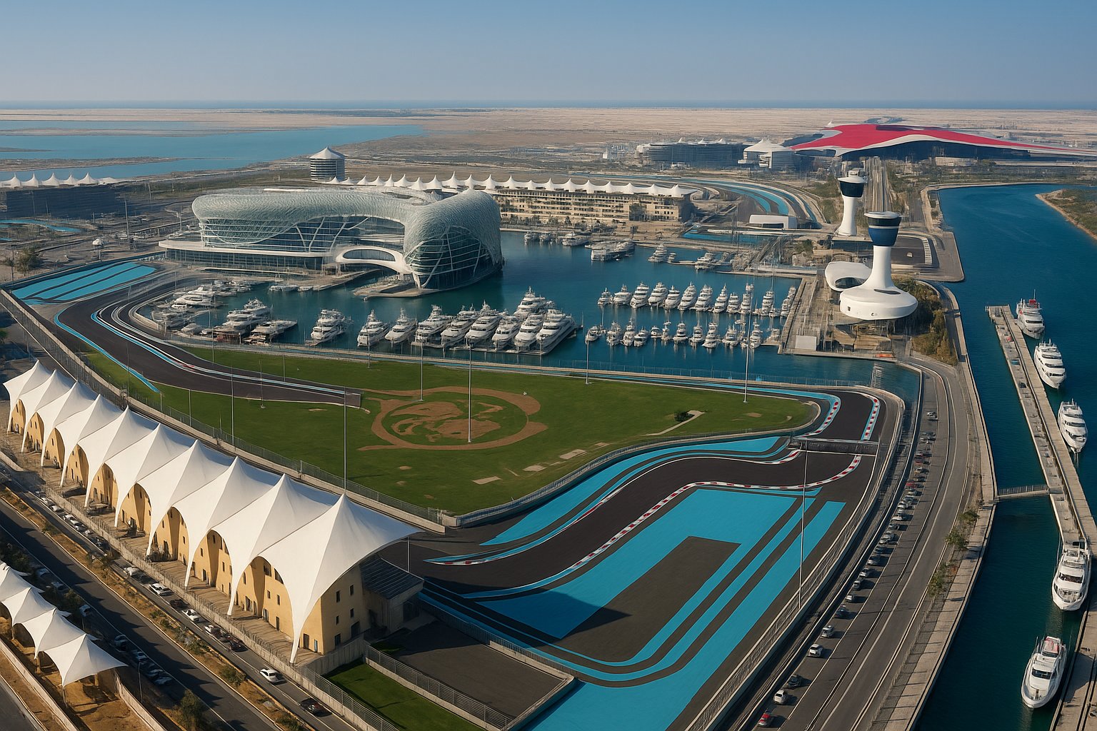 Yas Marina Circuit in Abu Dhabi
