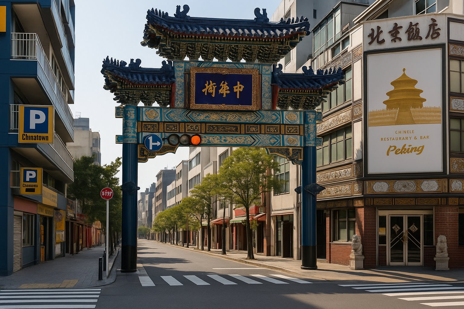 Yokohama Chinatown in Yokohama