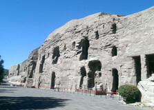 Yungang Grottoes in Datong