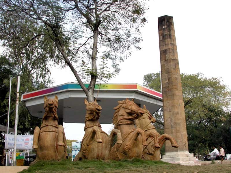 Zero Mile Stone in Nagpur