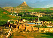Zoroastrian Temple of Takht-i-suleiman in Termez