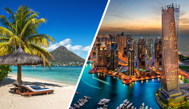 Mauritius With Dubai Tour Package  07 Days