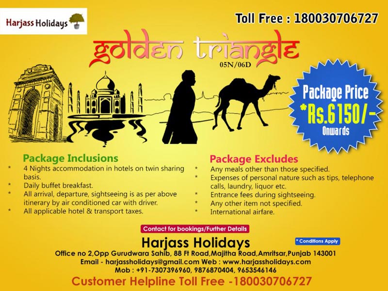 Golden Triangle Tour 05 Nights / 06 Days