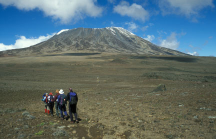 Climbing Mount Kilimanjaro via Machame Route Tour Image