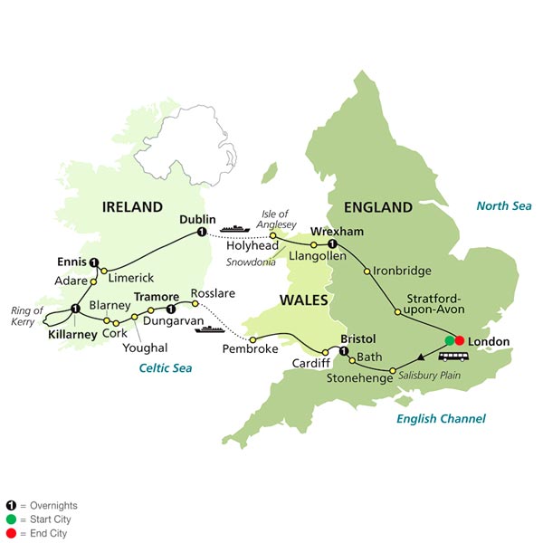 Wales & Ireland Tour (9041)