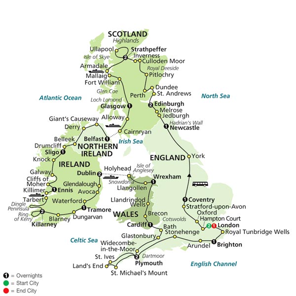 British Isles in Depth Tour (9090)