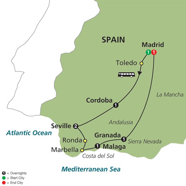 Madrid & Andalusia Tour (6810)