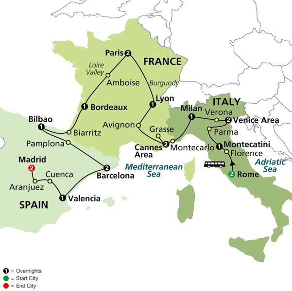 Gems of Italy, France & Spain(6330)