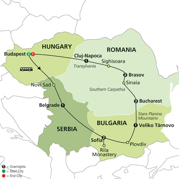 Treasures of the Balkans & Transylvania(6710)