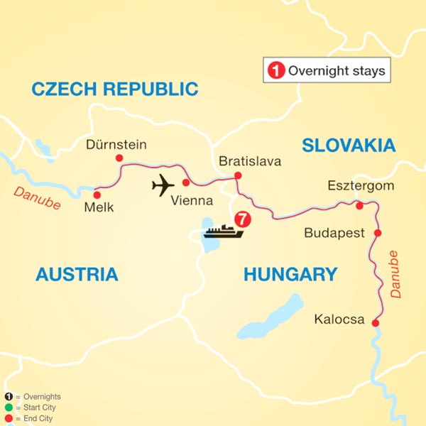 Classical Cities of the Danube Cruise(7005)