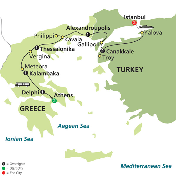 Highlights of Greece & Turkey (6570)