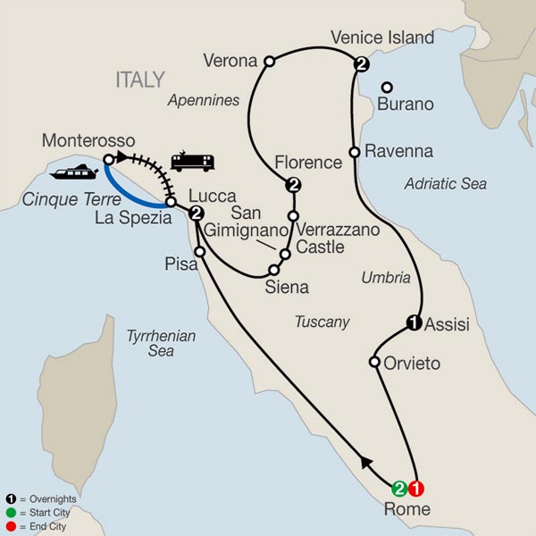 Italian Treasures (LK) Tour