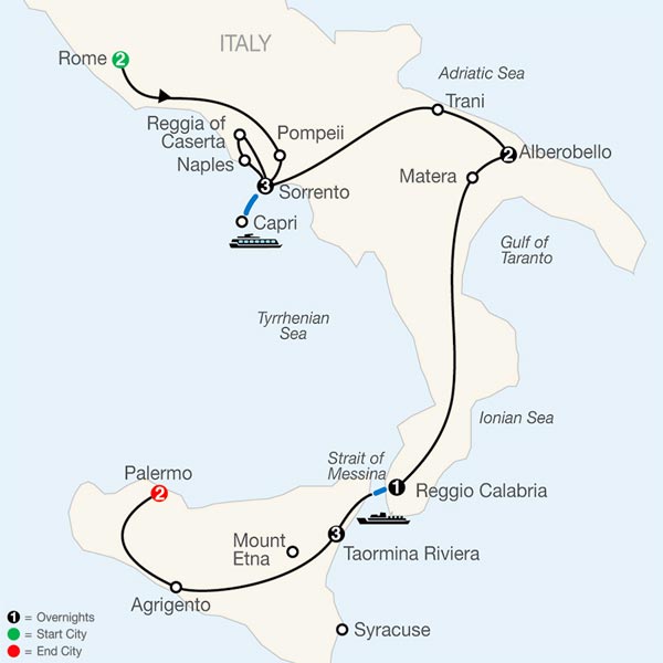 Highlights Of Sicily & Southern Italy (LM)