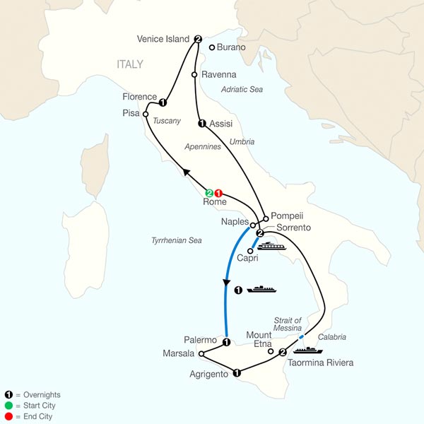 The Best Of Italy & Sicily (Ll) Tour