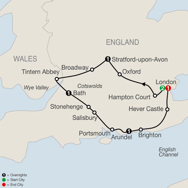 The Best Of Southern England (GV) Tour