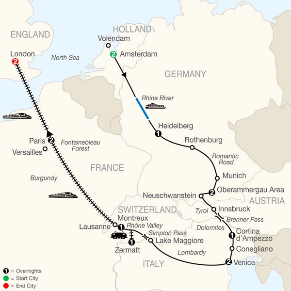European Charm with London (HBT)