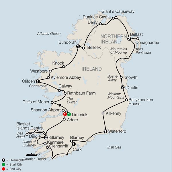 Scenic Ireland (GI) Tour