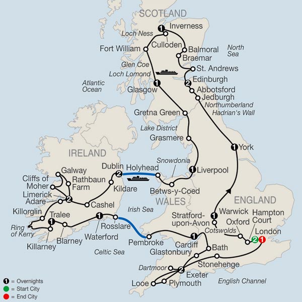 The Best Of The British Isles (GL) Tour