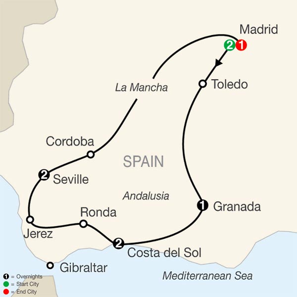 Spectacular Spain (ZY) Tour