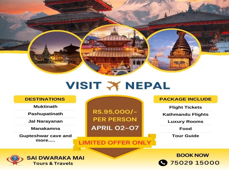 5 Nights 6 Days  Nepal Tour Package With Mukthinath Yatra – 6 Days