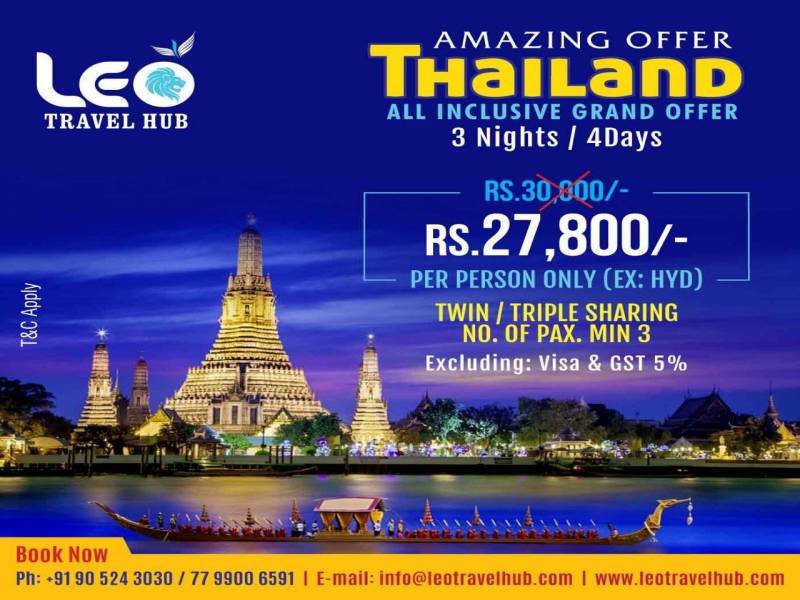 package tour of thailand