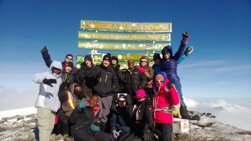 8 Days Mount Kilimanjaro Climbing Lemosho Route Tour