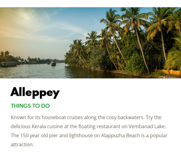 Luxury Cruise in Kerala – God’s Own Country Tour