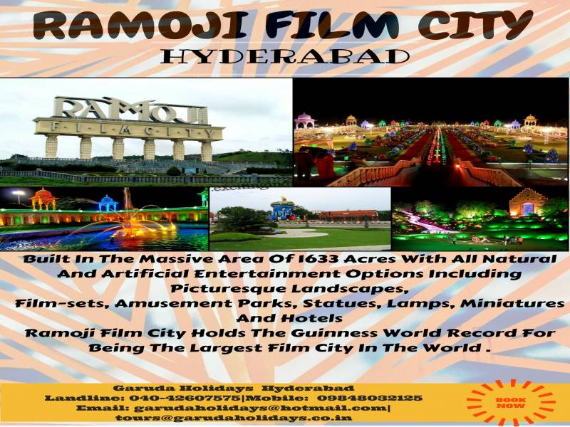 Hyderabad City Tour To Ramoji Film City (2 Nights 3 Days)