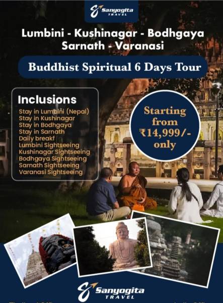 Buddhist Spritual 6 Days Tour Package
