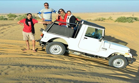 Desert Jeep Safari Adventure Activities Dune Bashing Thar Desert Tour