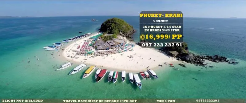 PHUKET KRABI 5 NIGHT 6 DAY LAND PACKAGE