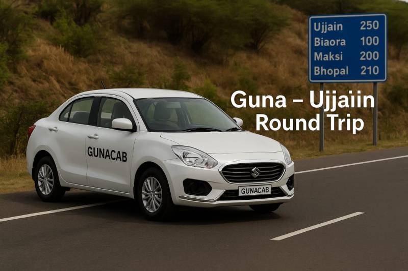 Same Day Guna to Ujjain Darshan Cab Package