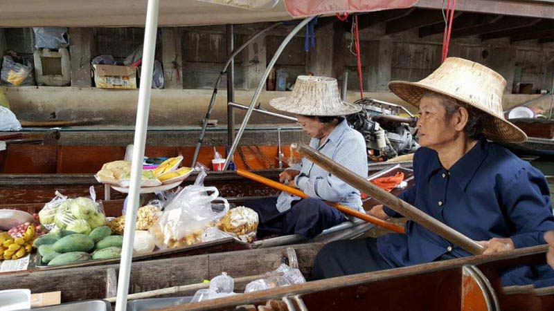 Floating Market and Bangkok Highlight Tour Image