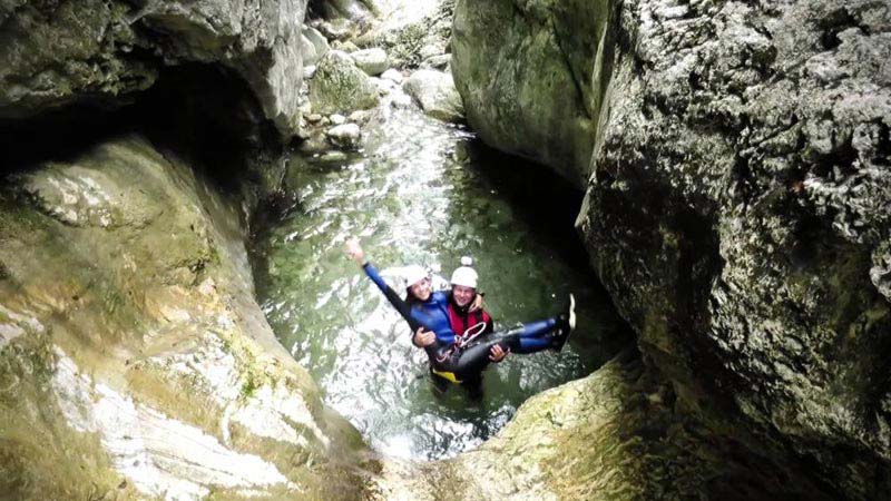 Canyoning - A Special Sport Activity In Bled Surroundings, Slovenia Package
