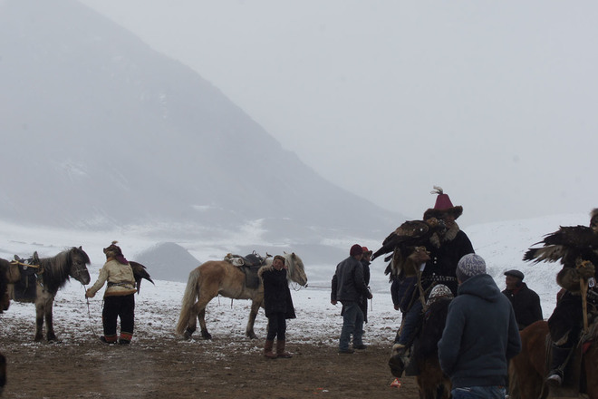 Altai Eagle Festival In The Sagsai Region