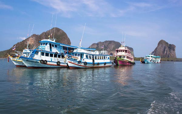 Full Day Phang Nga Tour By Big Boat With Canoeing Package
